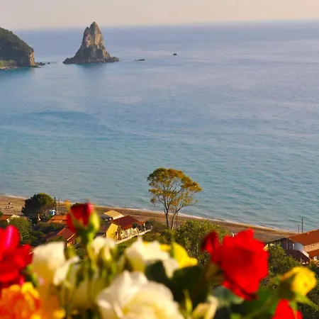 Beautiful Maria With Amazing Pool - Agios Gordios Lägenhet *