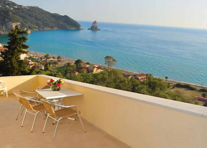 Beautiful Maria With Amazing Pool - Agios Gordios Apartament