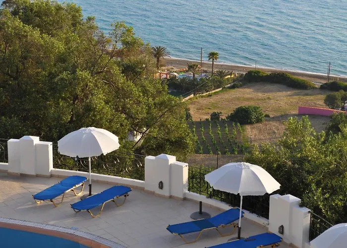 Beautiful Maria With Amazing Pool - Agios Gordios Apartament *