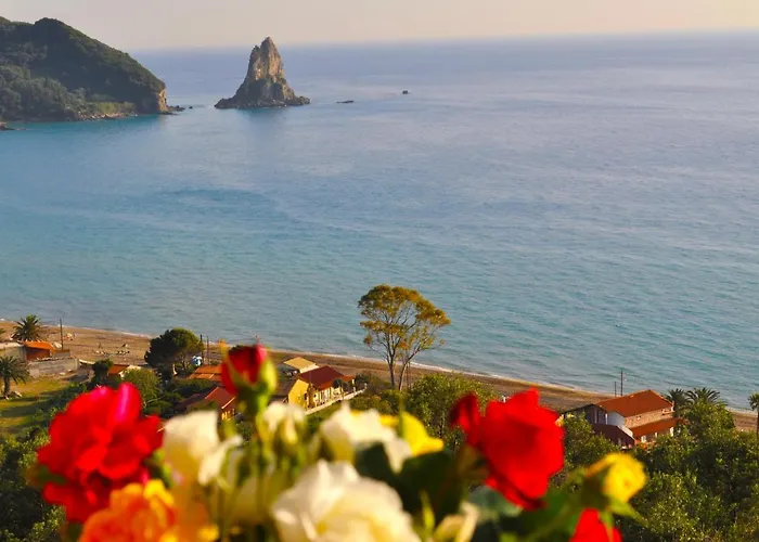 Beautiful Maria With Amazing Pool - Agios Gordios Apartament *